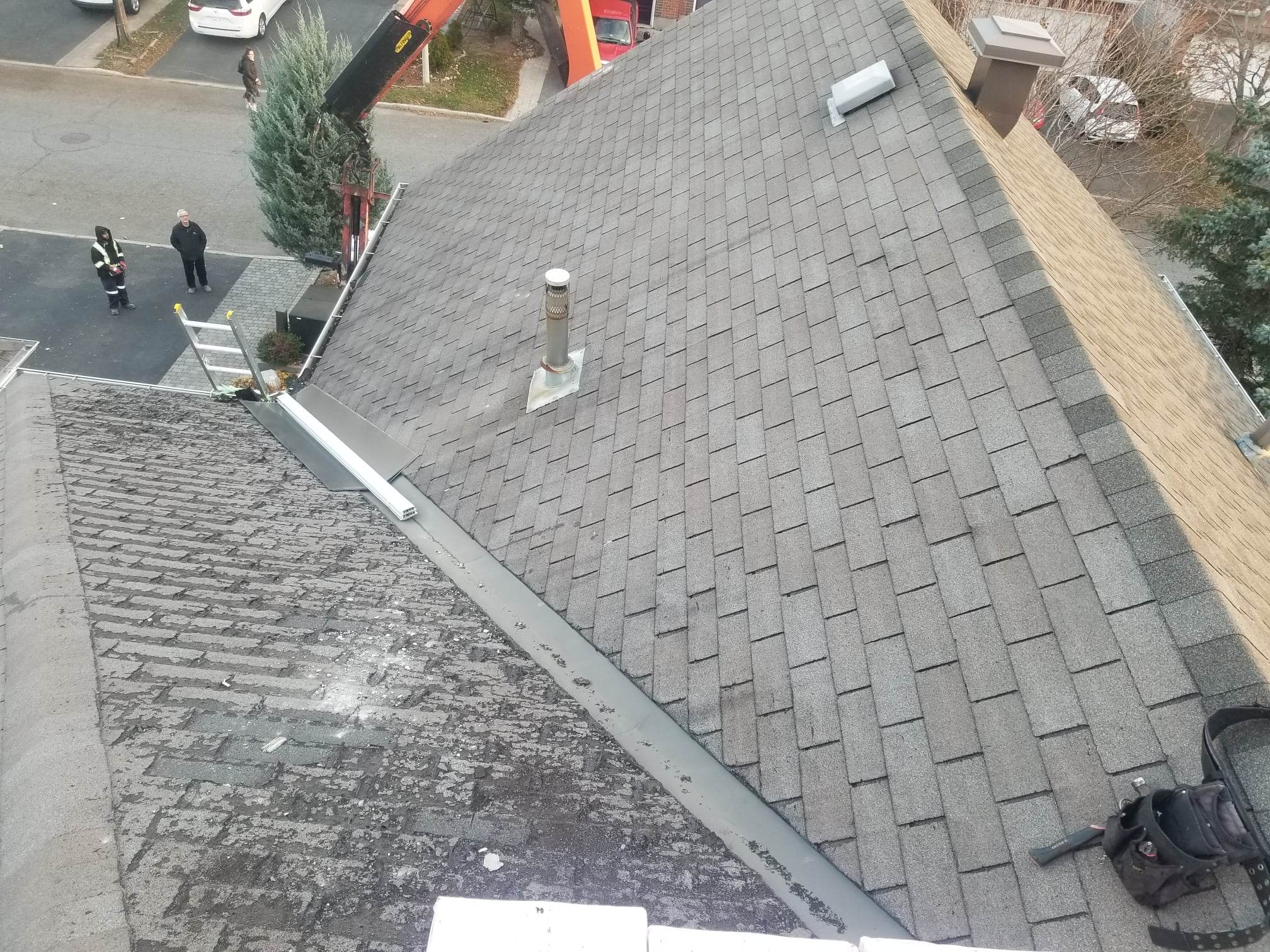 Central Park Semi Detach — Roof Replacement · Owens Corning Driftwood